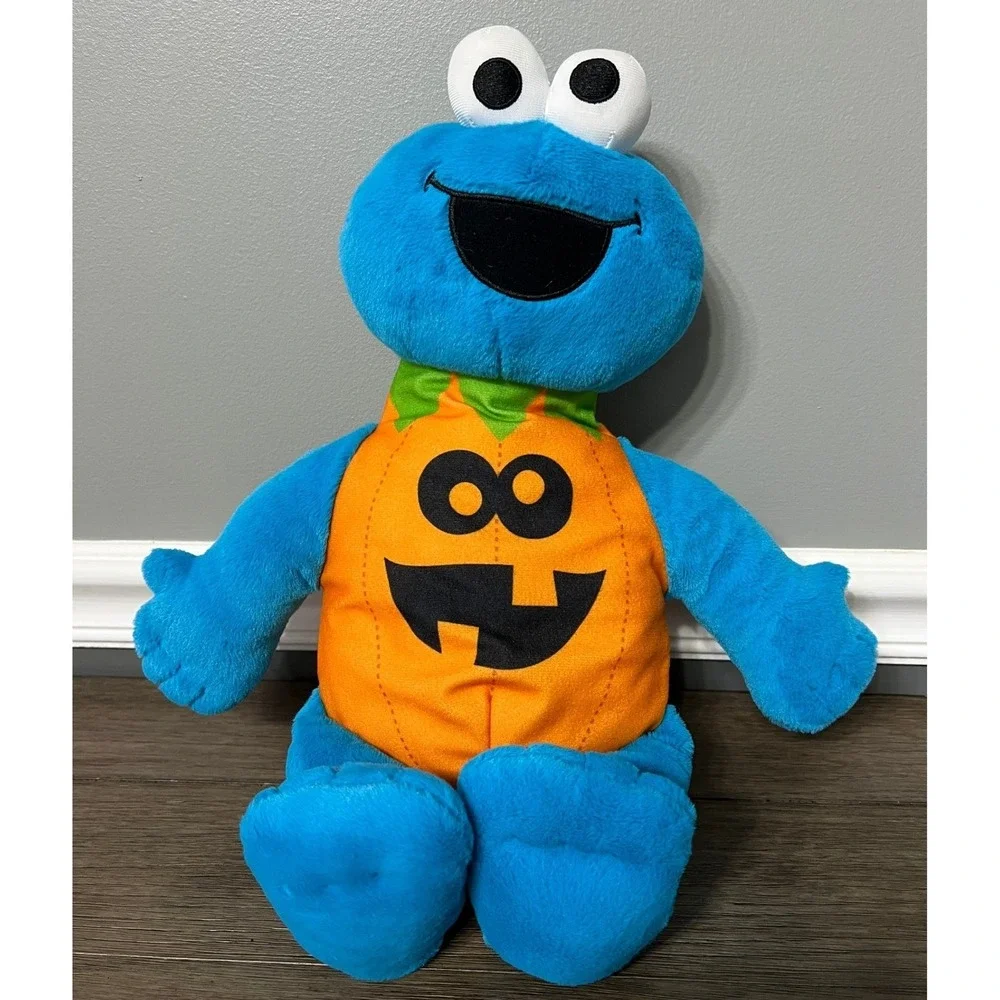 Sesame Street Cookie‎ Monster Plush Pumpkin Halloween 2023 Just Play